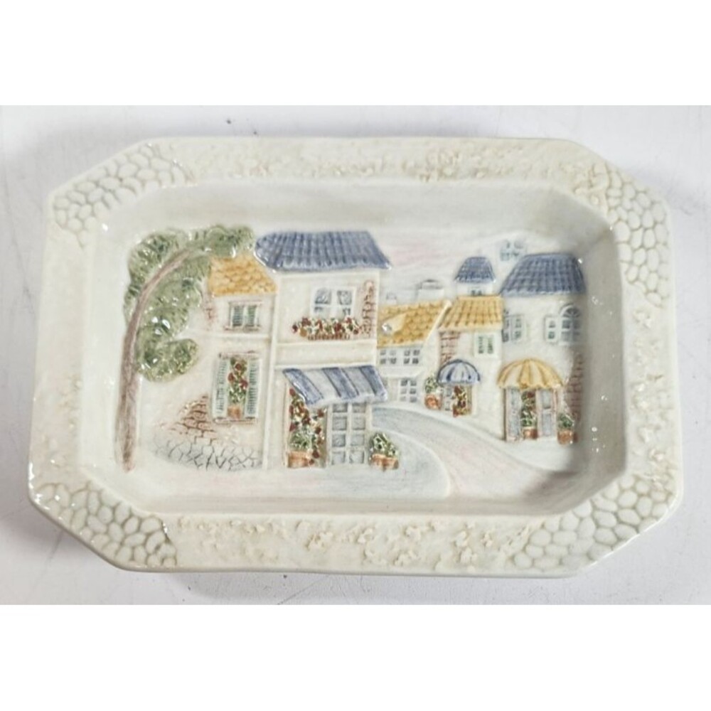 Croscill Village Square Soap Dish Bathroom Accessory New With Tag Multi Use